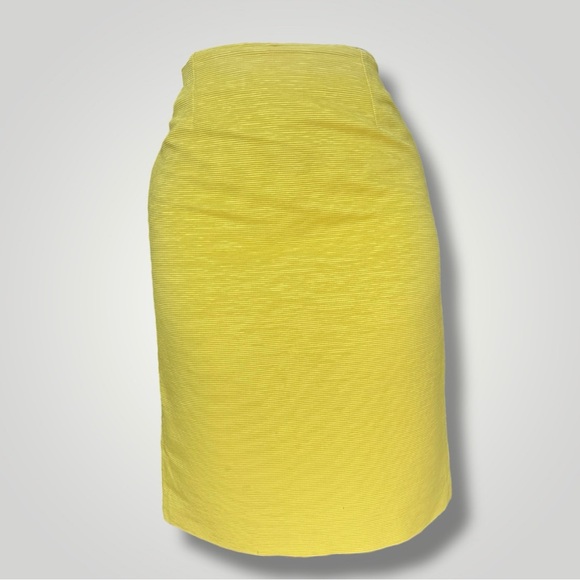 Christian Dior Vibrant Yellow Pencil Skirt - Picture 1 of 6